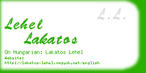lehel lakatos business card